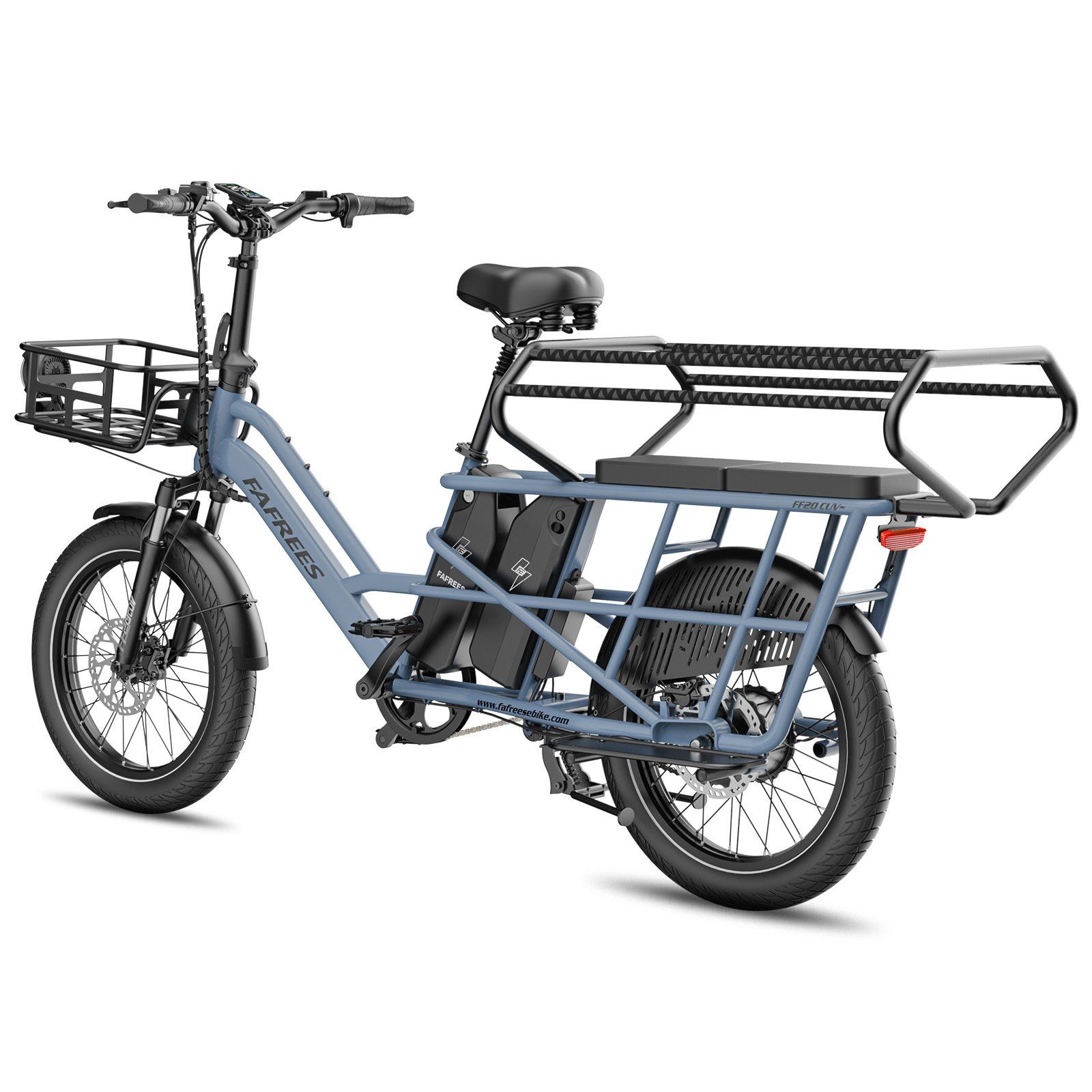 FAFREES FF20 CUV Vélo électrique modulable à longue queue – Double batterie 30 Ah