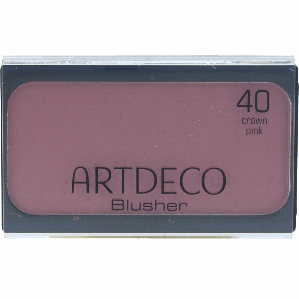 ARTDECO Blusher dans un emballage rectangulaire. Teinte rose. Inscription: 40 crown pink.