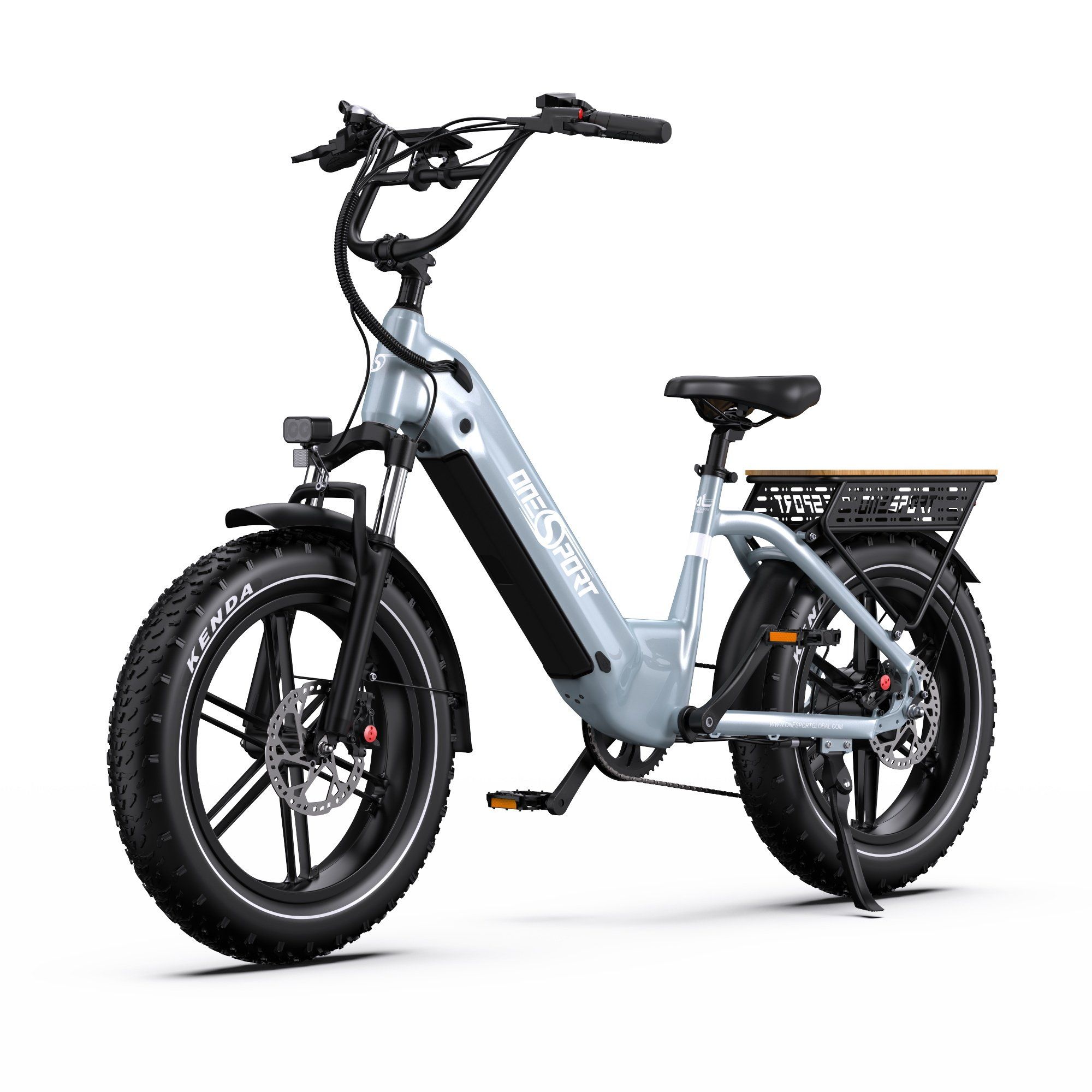 ONESPORT OT08 Vélo électrique tout-terrain - Moteur 500 W - Batterie 48 V 18 Ah