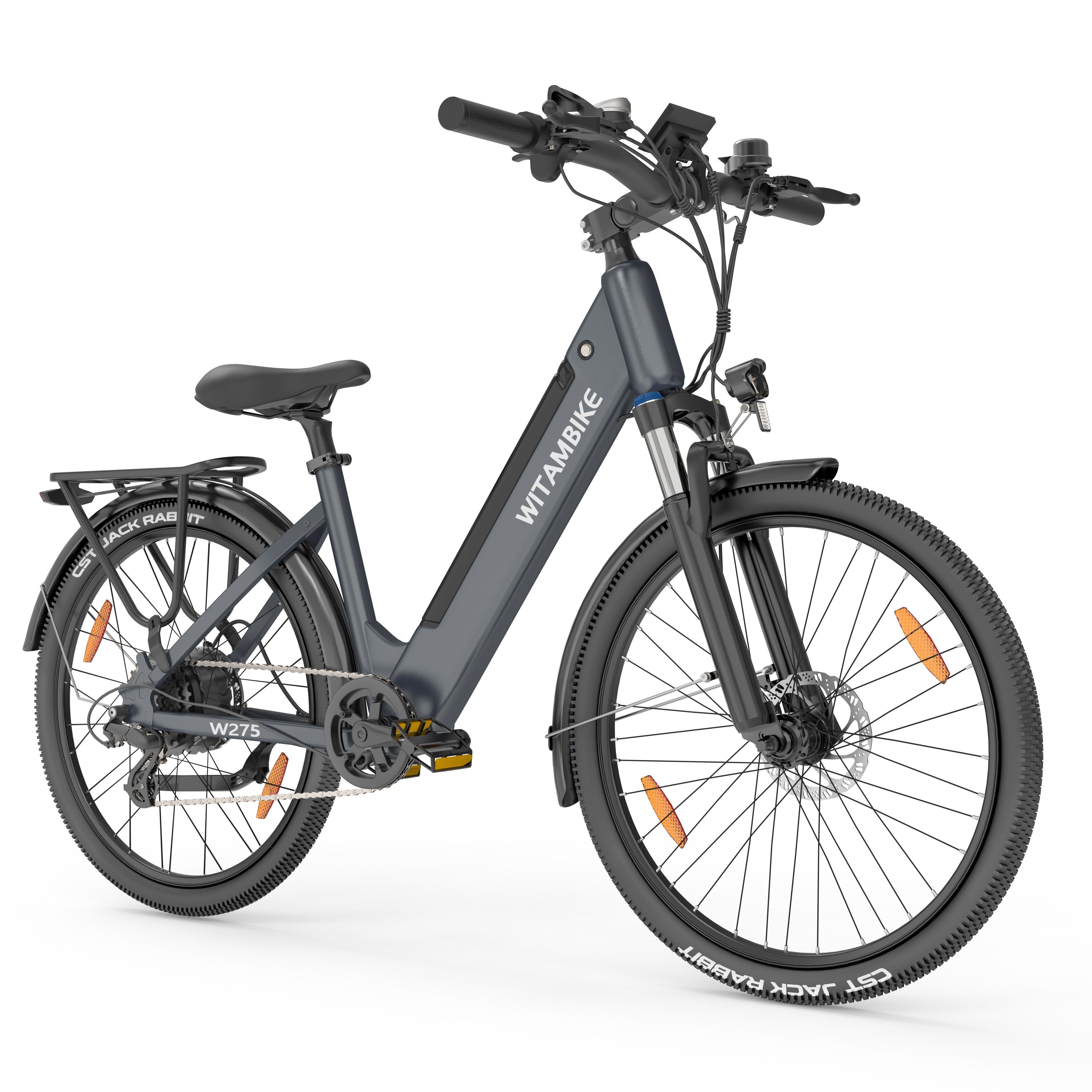 WITAMBIKE W275 Vélo électrique urbain, 36 V 13 Ah, pneus 27,5" x 2,10