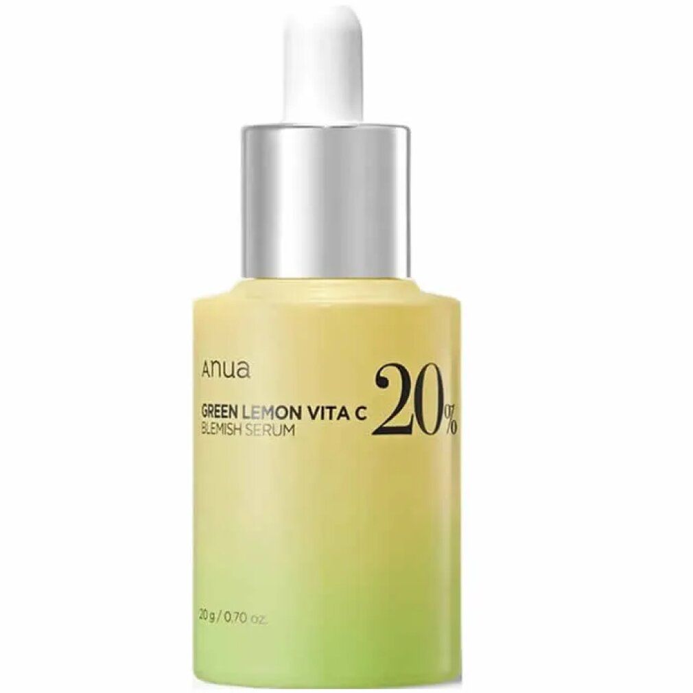 Anua Green Lemon Vita C serum tegen vlekken, flesje met druppelaar, 20% Vitamine C.