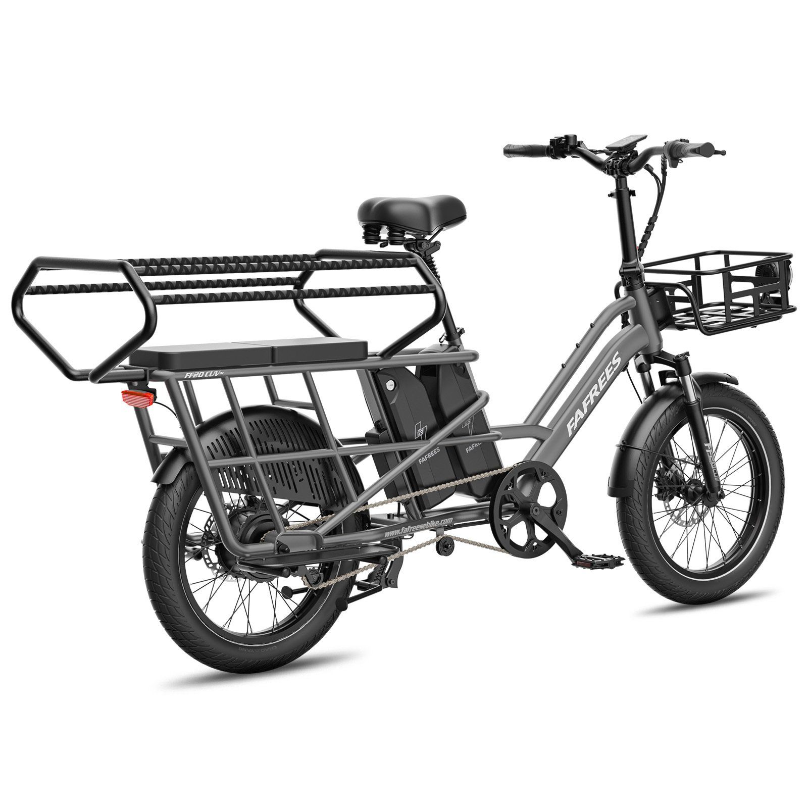 FAFREES FF20 CUV Vélo électrique modulable à longue queue – Double batterie 30 Ah