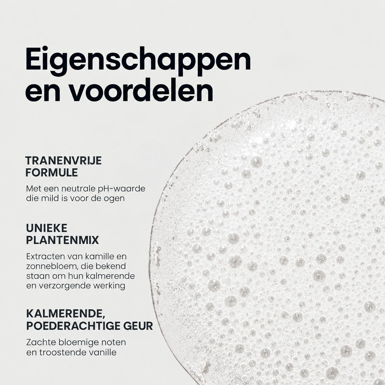 Eigenschappen en voordelen van Paul Mitchell Baby Don't Cry shampoo.
