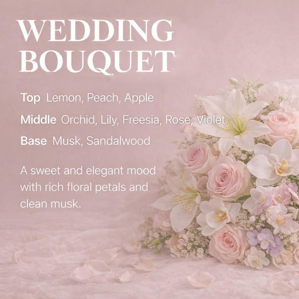 Crème KUNDAL Volume & Fixing Curl, Wedding Bouquet, entourée de tissu délicat.