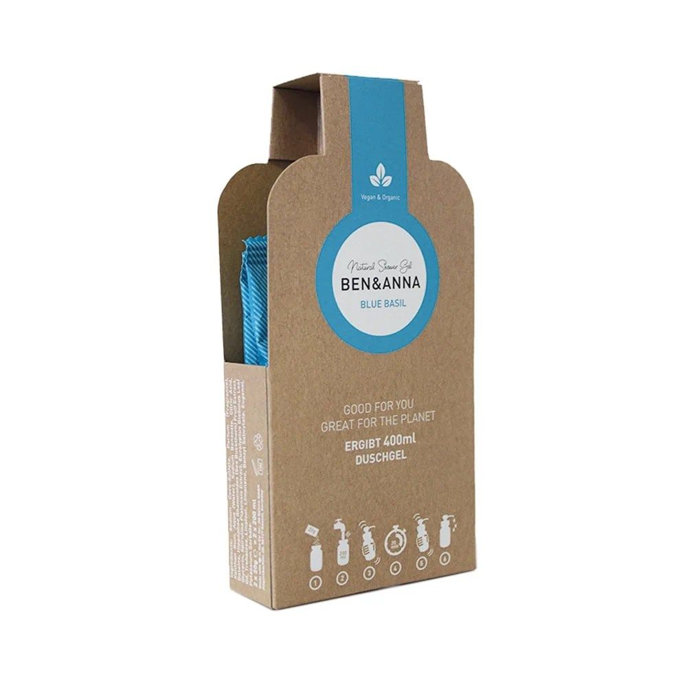 Ben & Anna - Flocons de gel douche - Basilic Bleu