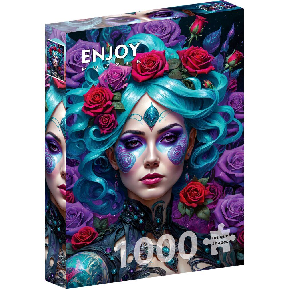 enjoy Puzzle de fleurs gothiques 1000 pièces