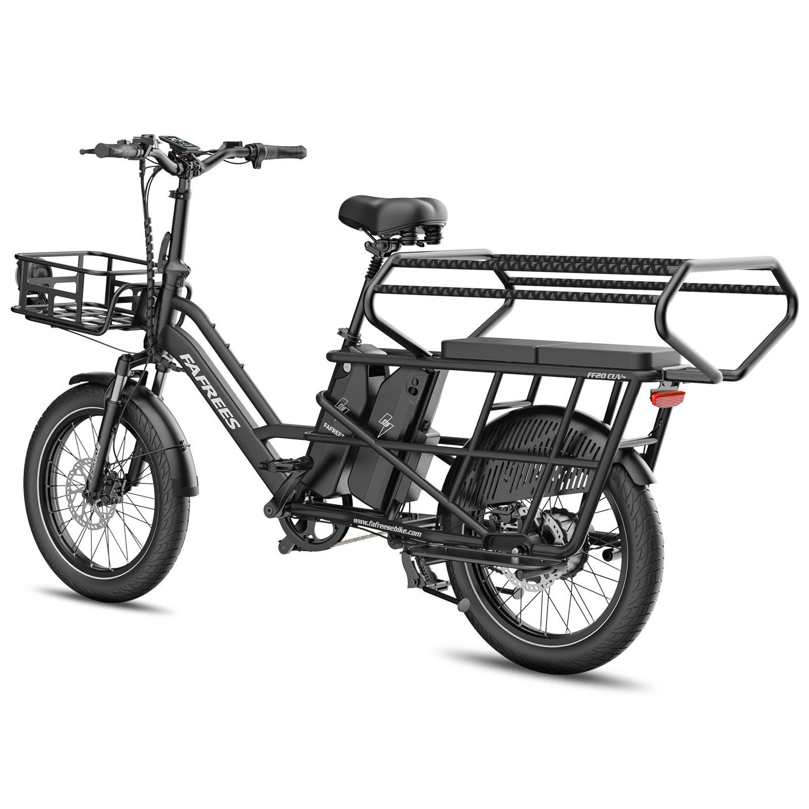 FAFREES FF20 CUV Vélo électrique modulable à longue queue – Double batterie 30 Ah