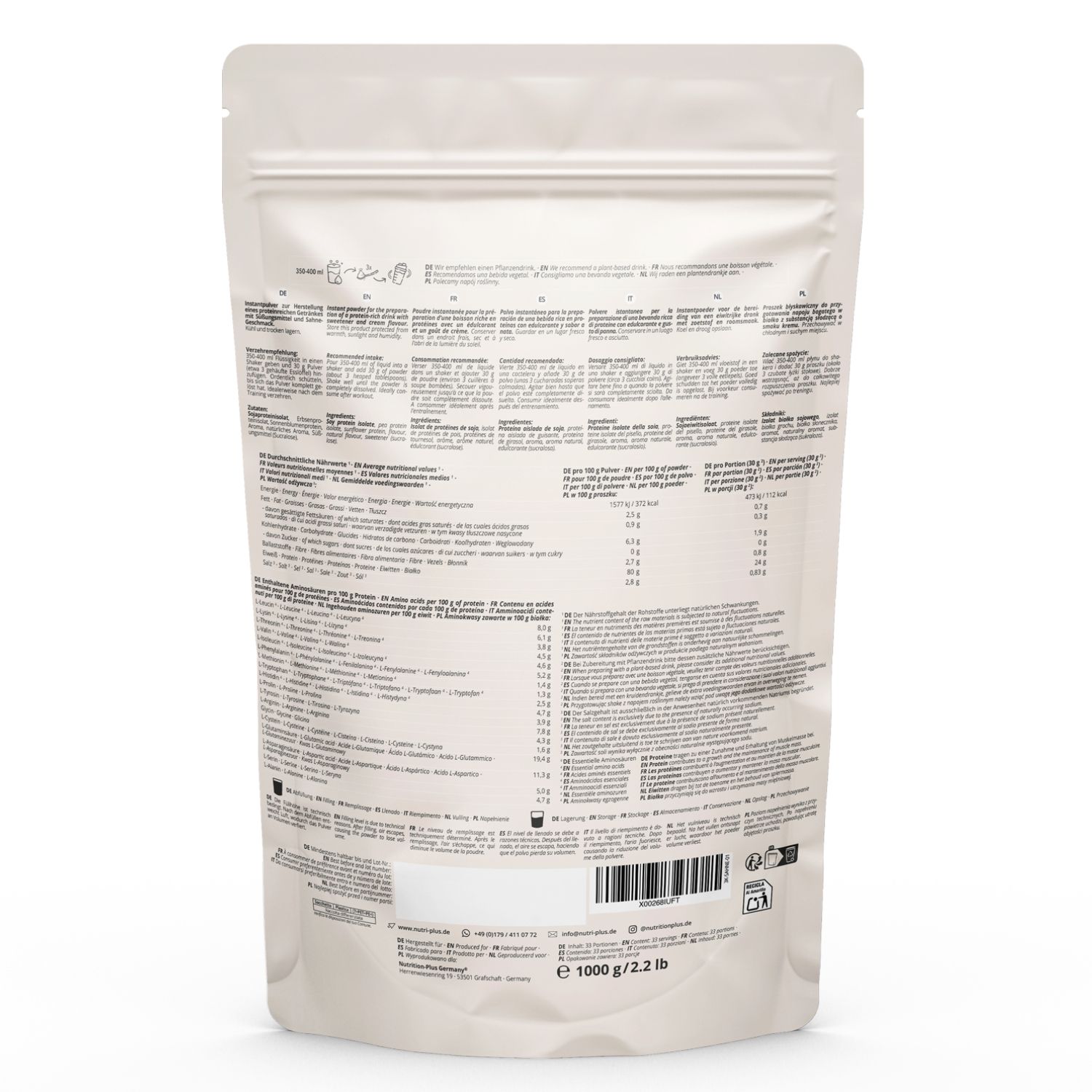 nutri+ Protéine 3K végétalienne