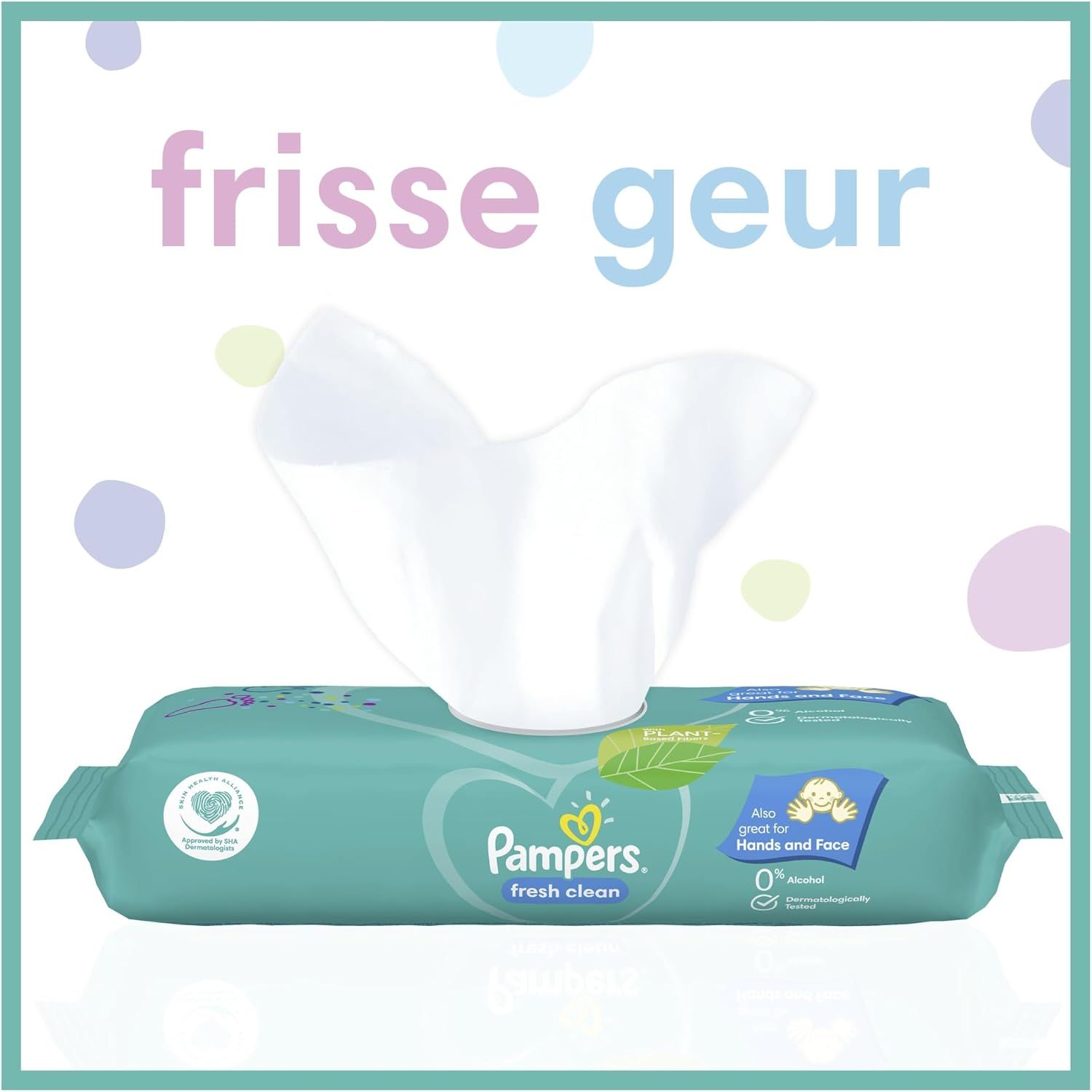 Pampers Fresh Clean: Altijd schoon, waar je ook bent.