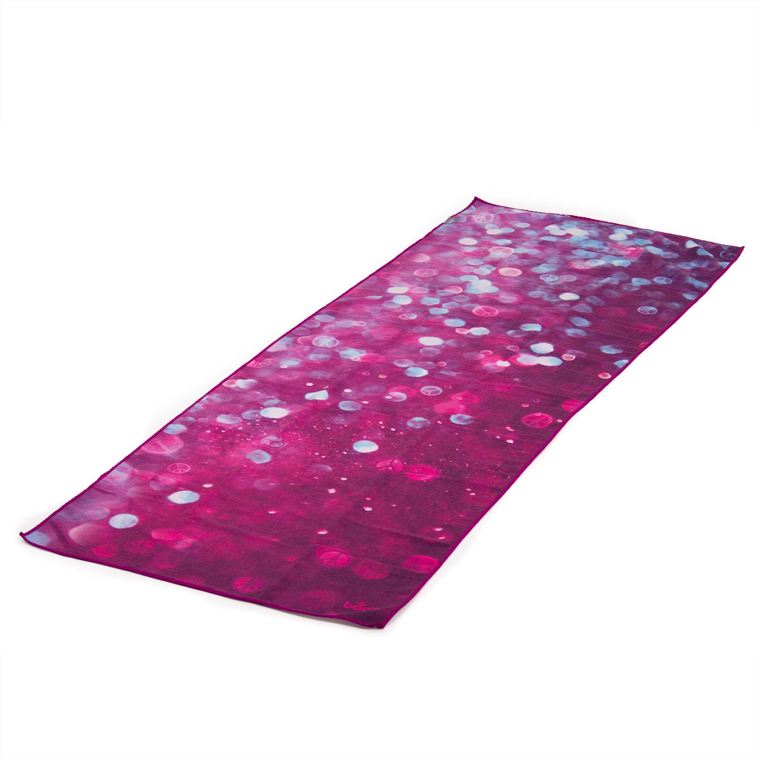 bodhi GRIP² Yoga Handdoek Art Collection, aubergine