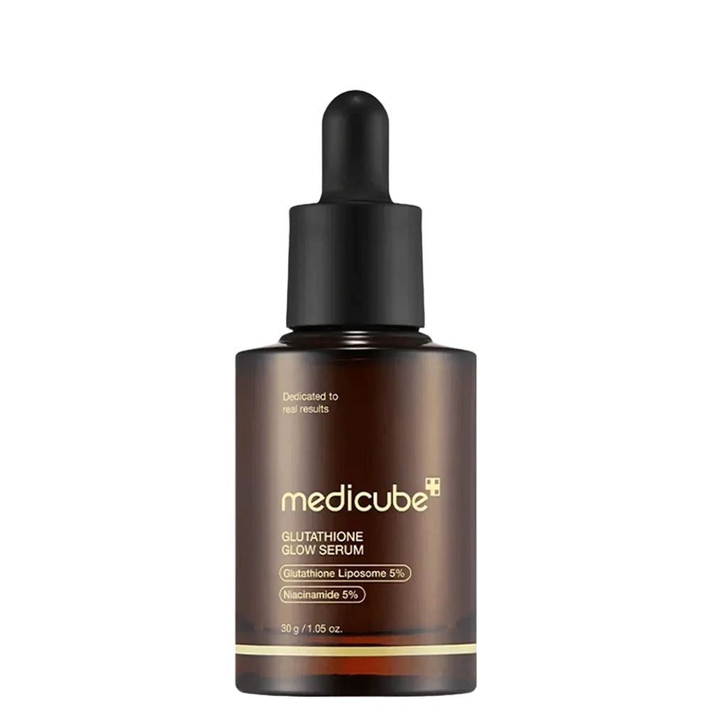 Sérum Éclat Glutathion Medicube dans un flacon en verre brun avec compte-gouttes. Contient 30g / 1.05 oz.