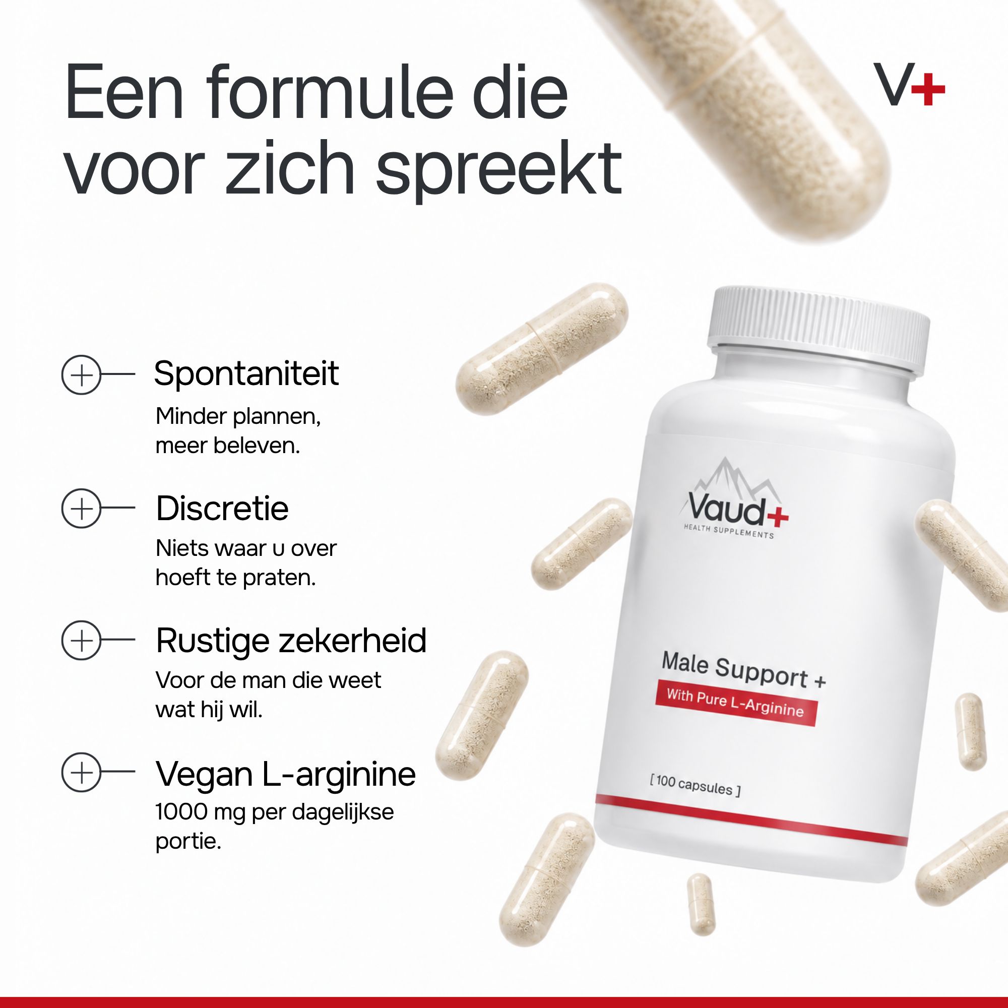 Een man zit peinzend in bed, een vrouw zit achter hem. De tekst luidt 'On n'en parle pas. Mais on le ressent.'