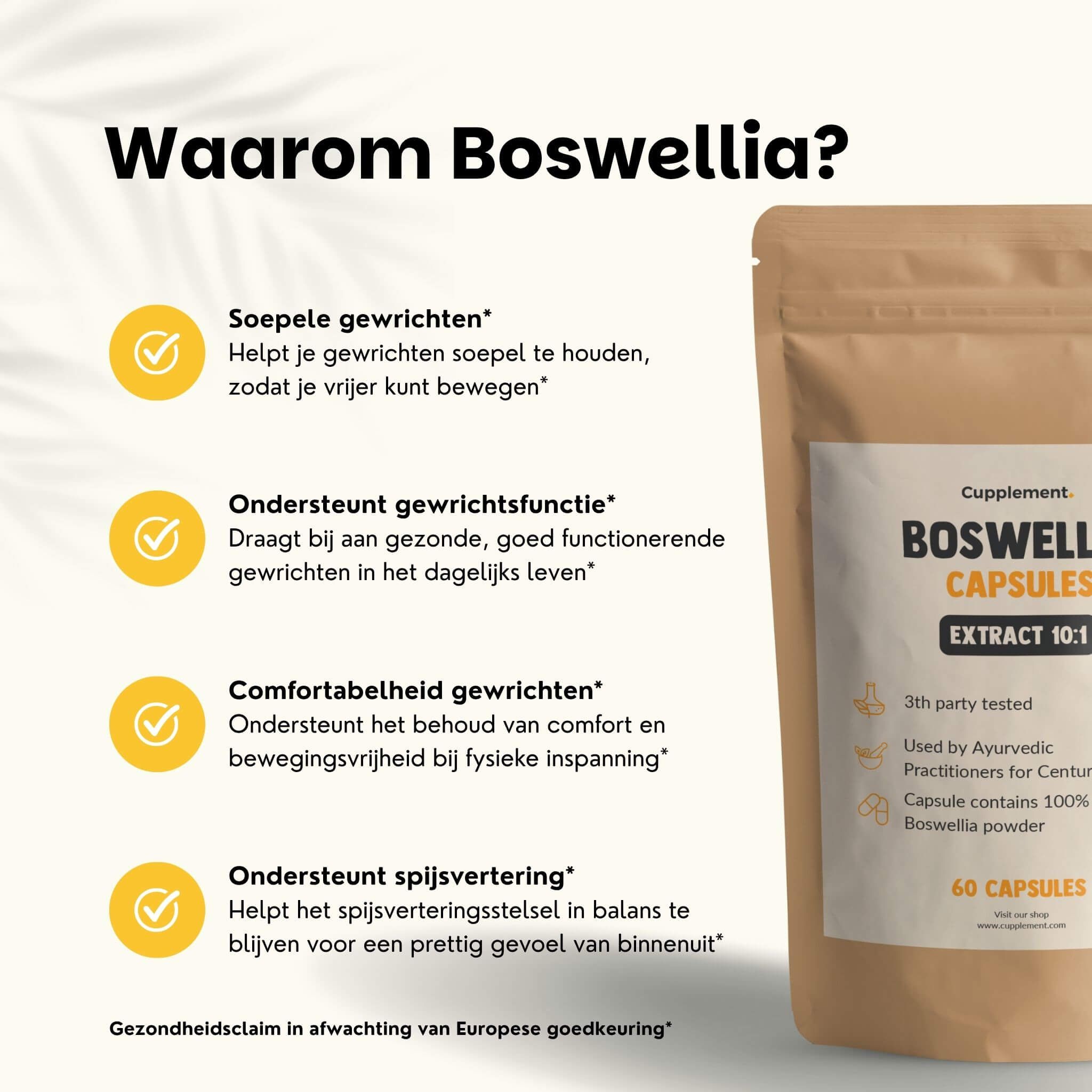 Cupplement - Boswellia Extract  500 mg