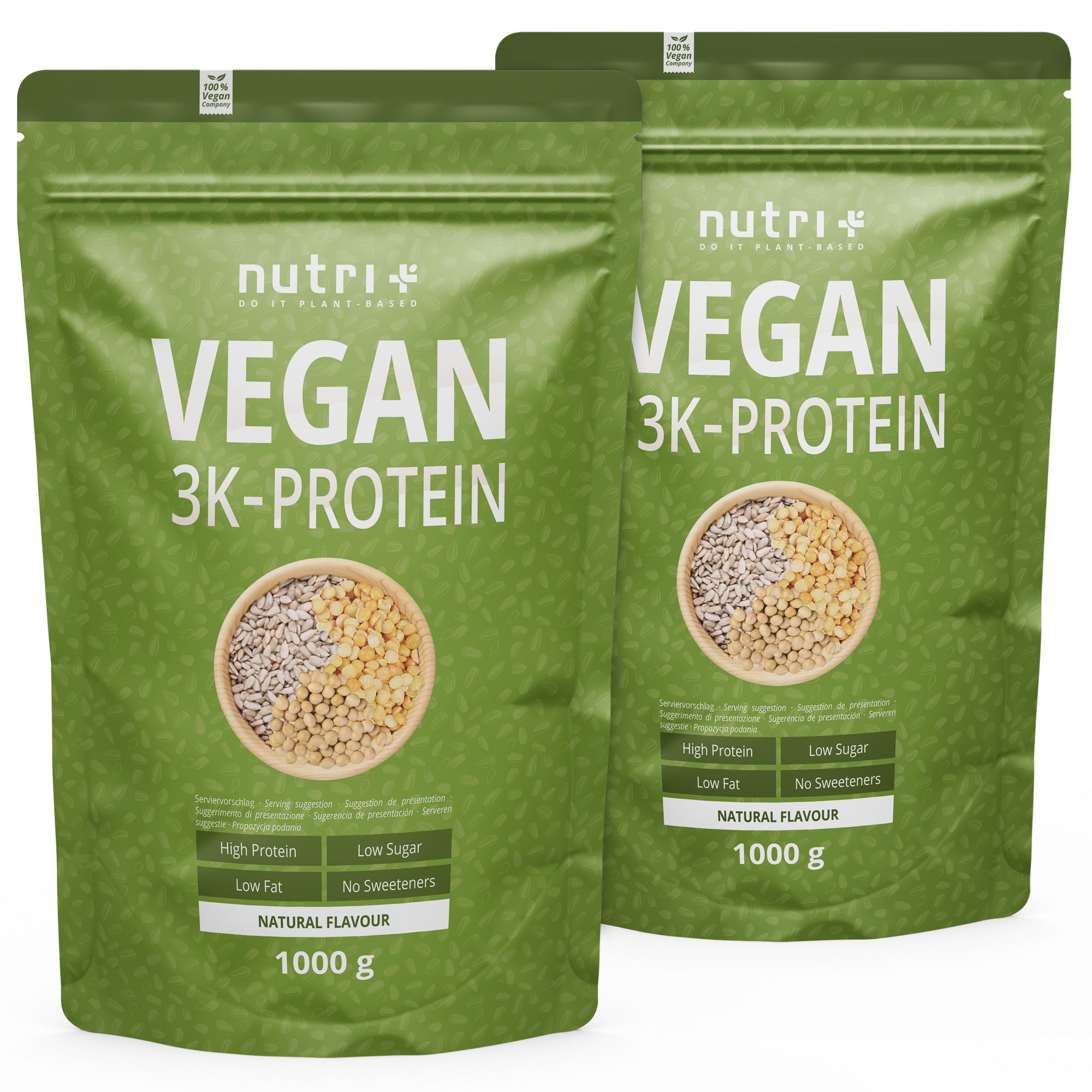 nutri+ Poudre de protéines végétales 3k