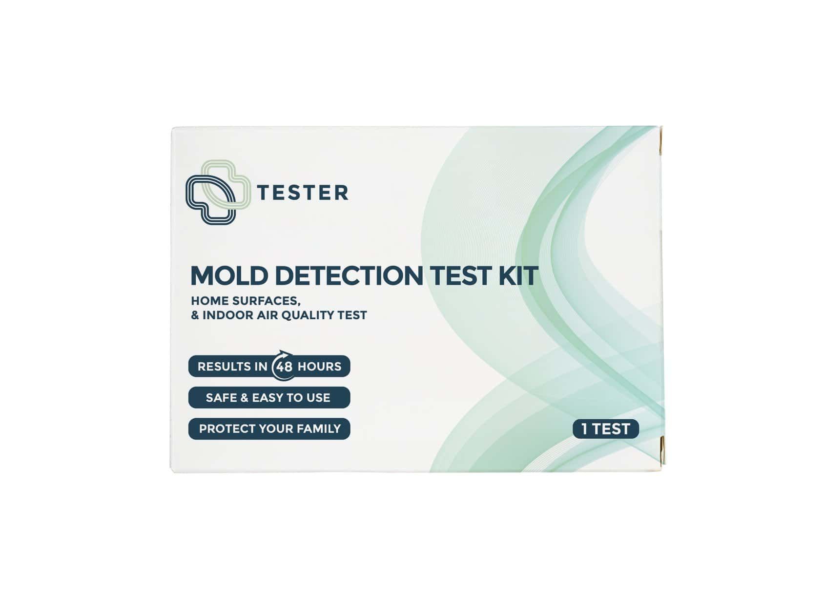 Kit de test de moisissure pour la maison. Résultats en 48 heures. Sûr et facile à utiliser.