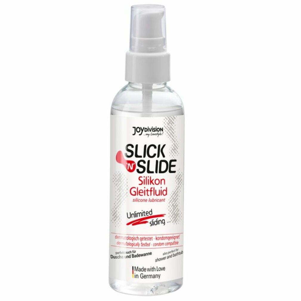 JOYDIVISION Slick'n'Slide Lubrifiant silicone dans flacon spray transparent.