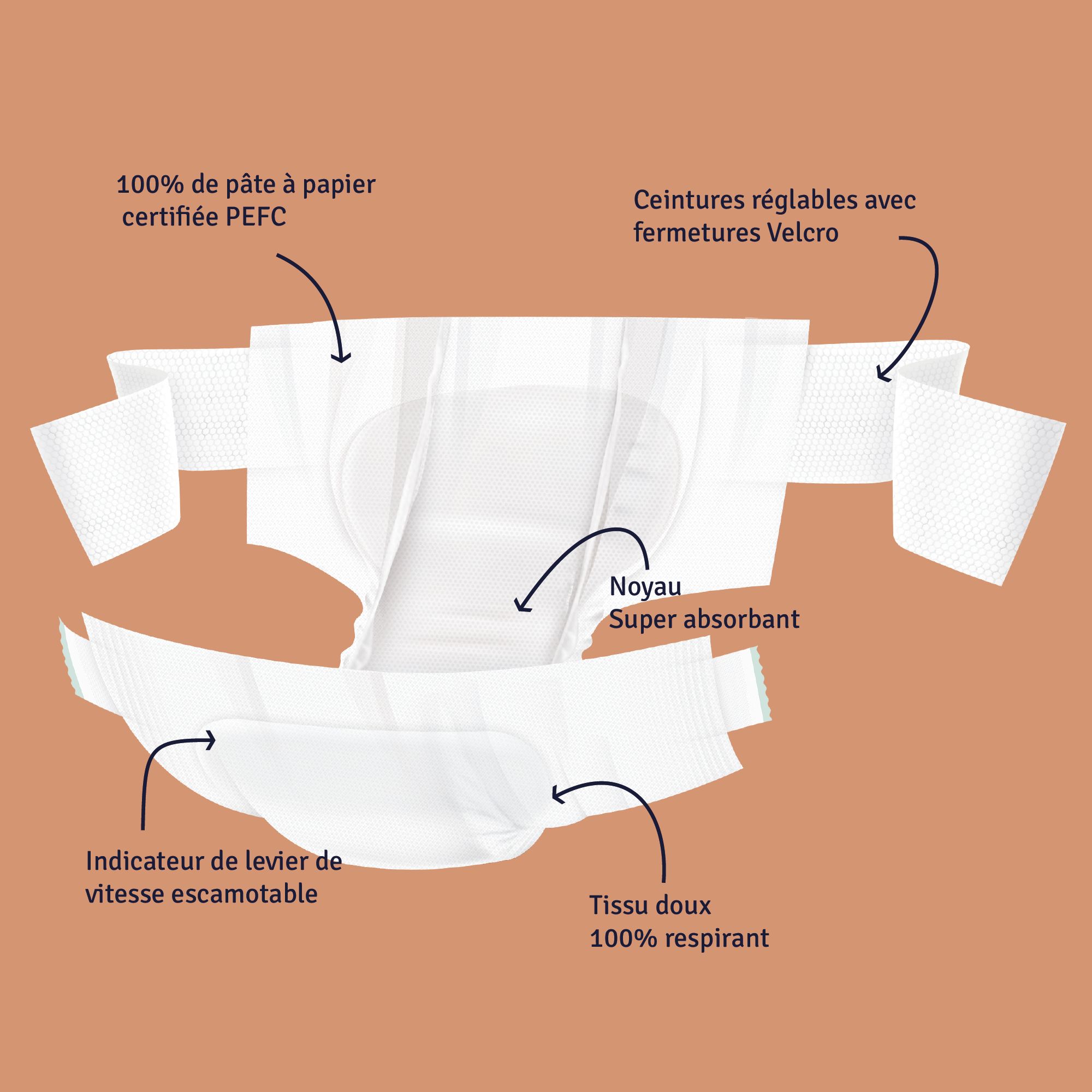 Soffisof Changes Complets avec Ceinture Maxi