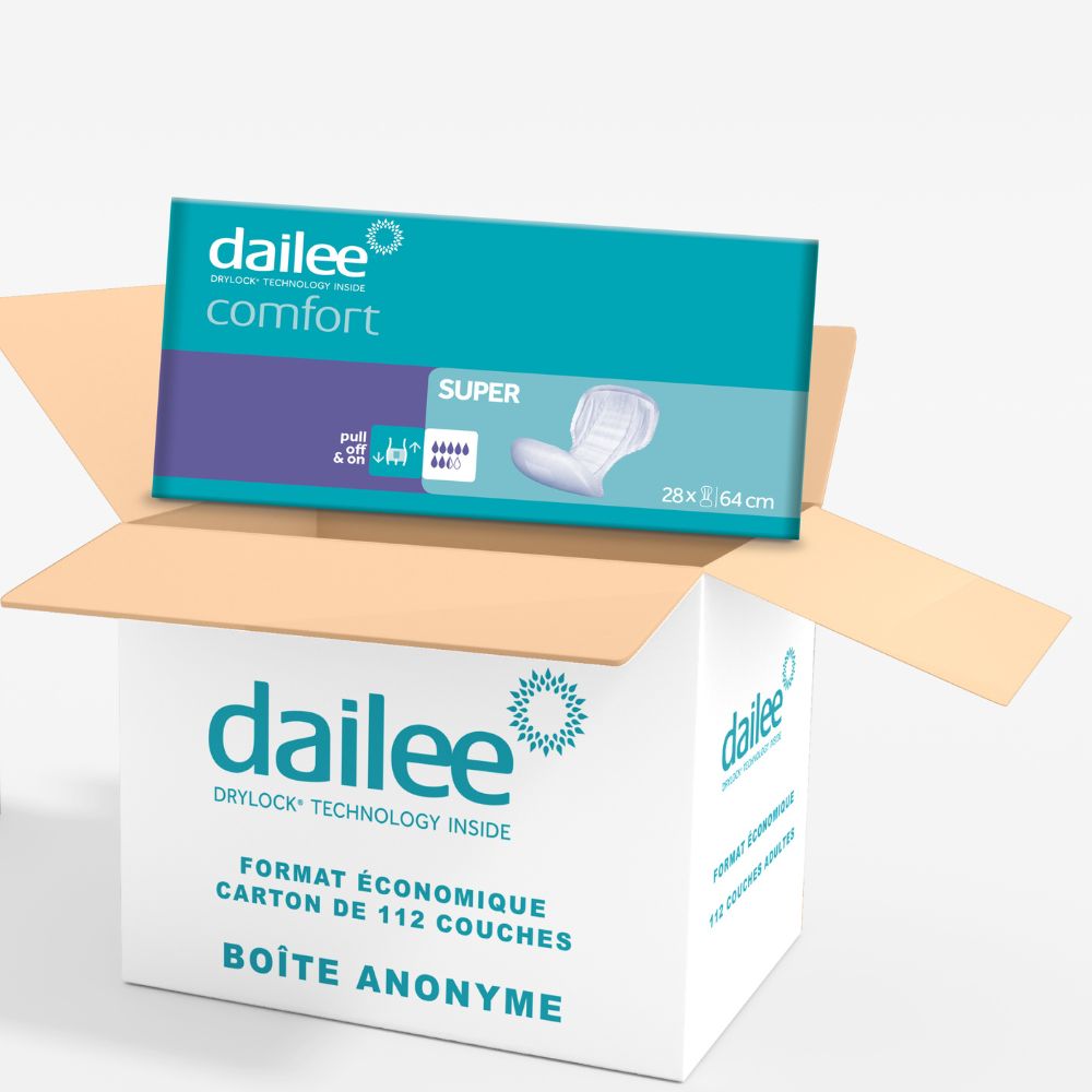 Dailee Comfort Super Protections Anatomique Incontinence