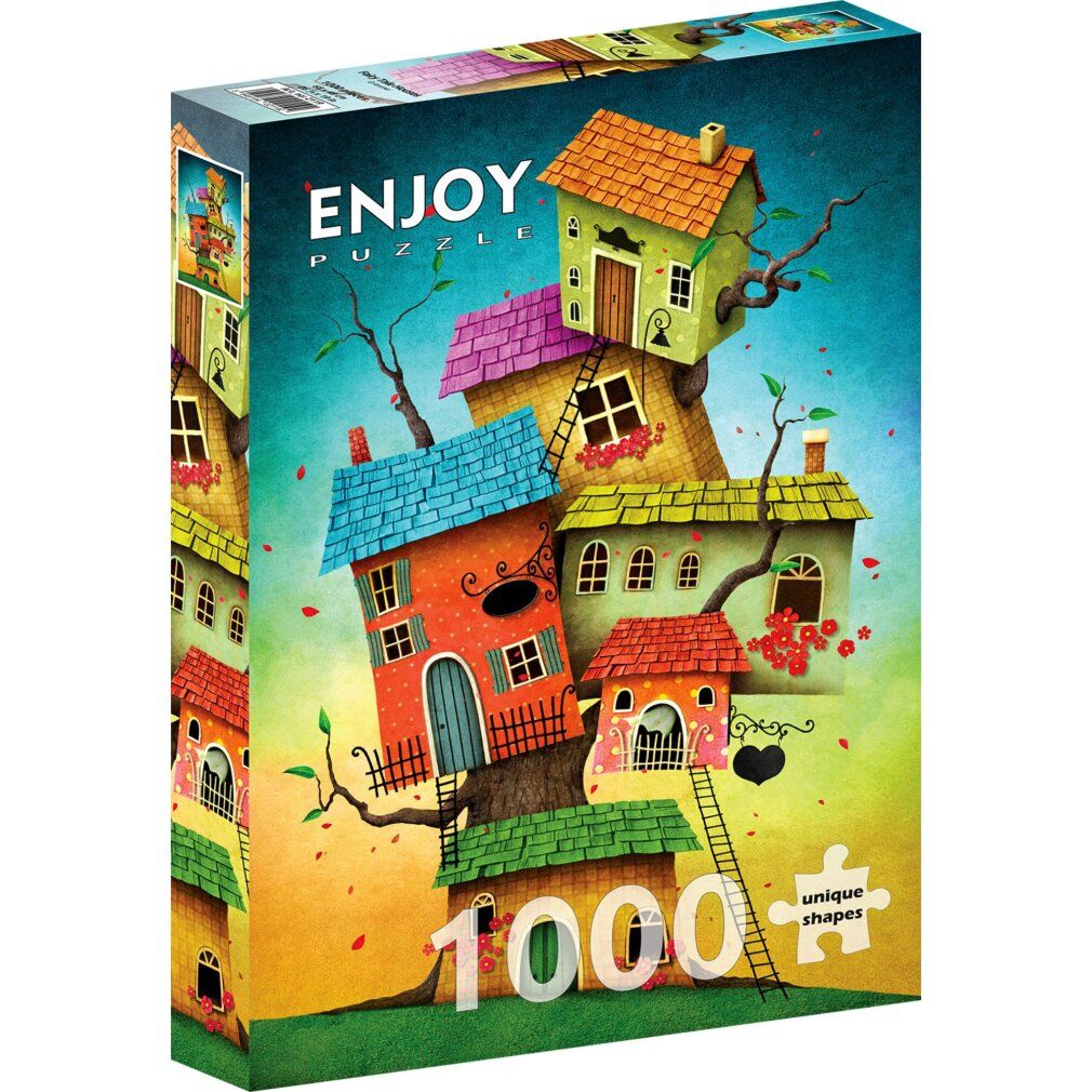 enjoy Puzzle Fairy Houses 1000 pièces
