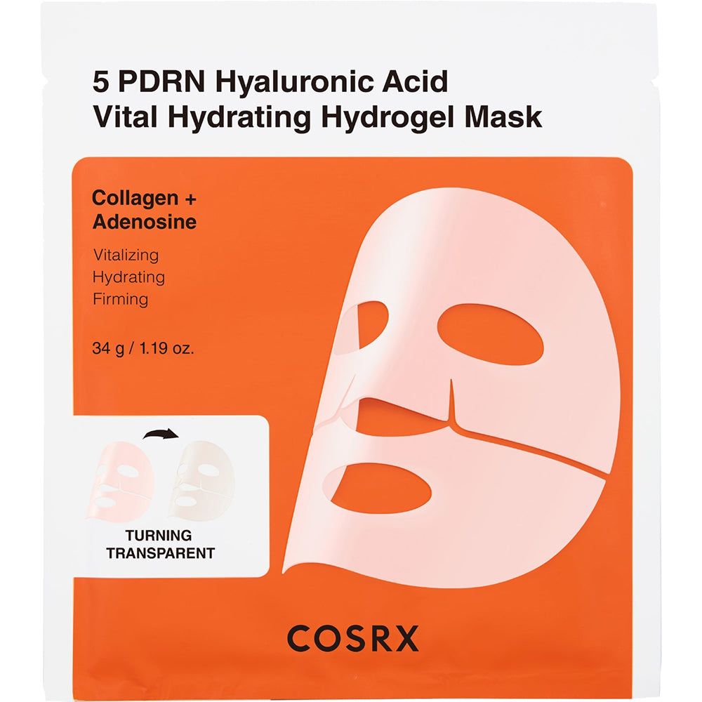COSRX 5 PDRN Hyaluronzuur Vital Hydraterende Hydrogelgezichtsmasker
