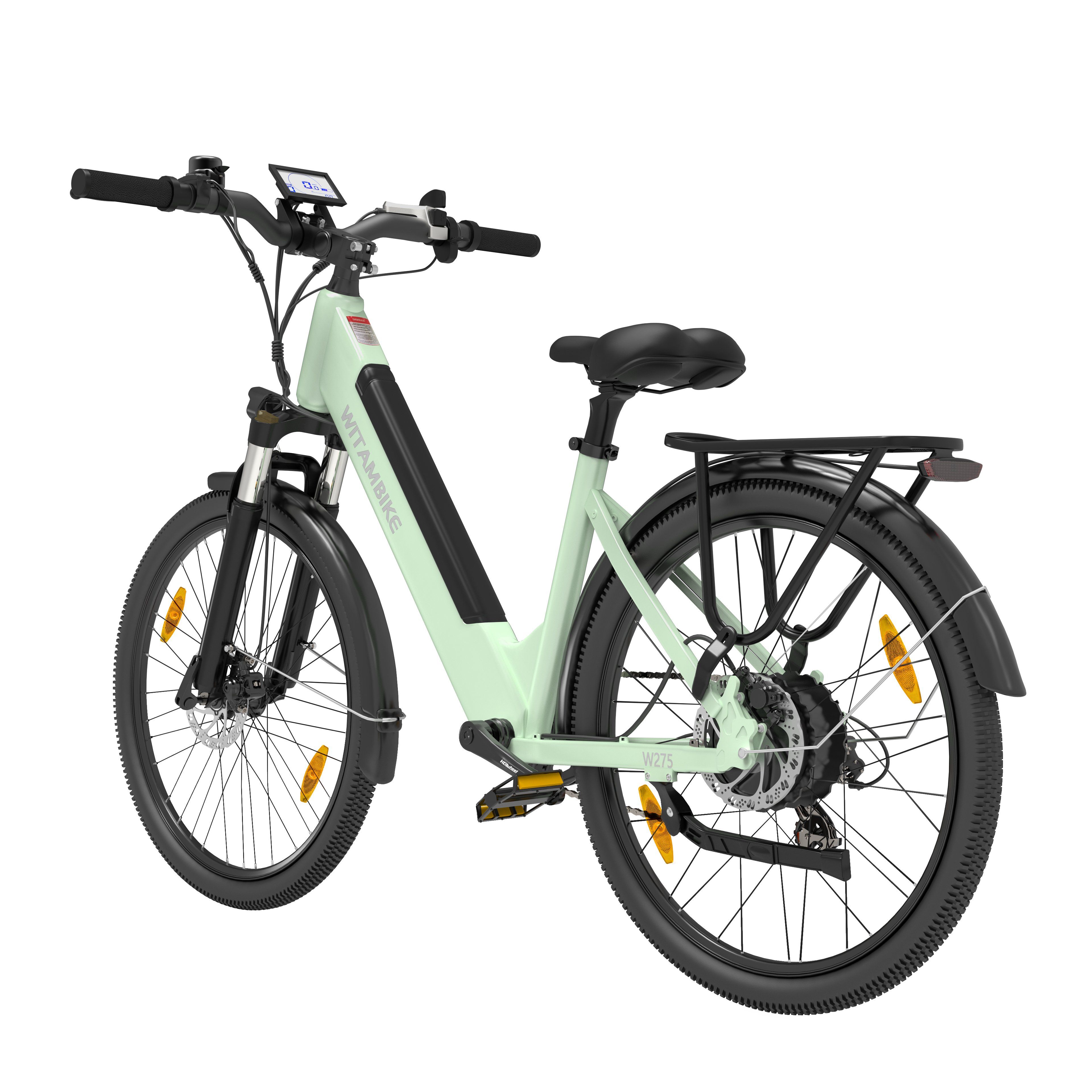 WITAMBIKE W275 Vélo électrique urbain, 36 V 13 Ah, pneus 27,5" x 2,10