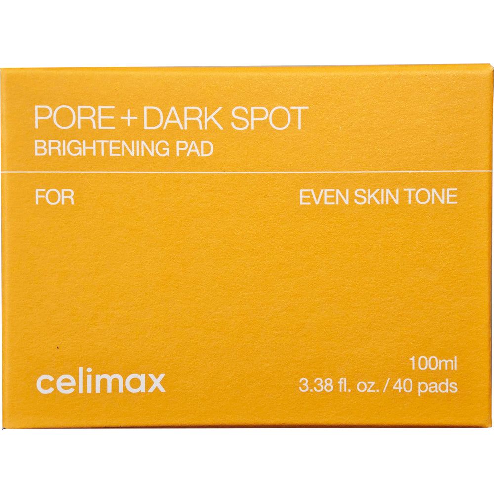 CELIMAX Pore + Dark Spot Brightening Pad – disques tonifiants pour pores et taches
