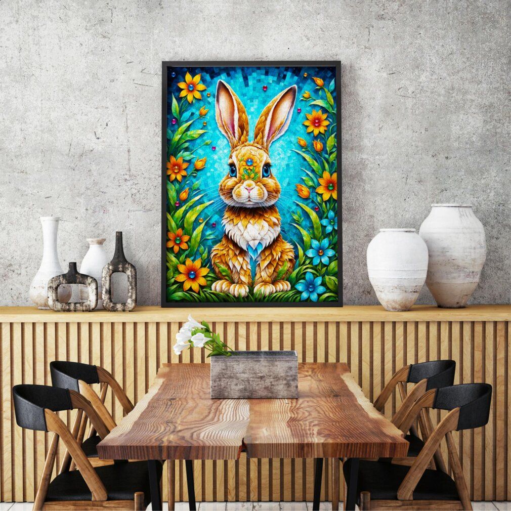 enjoy Puzzle Jardin Lapin 1000 pièces