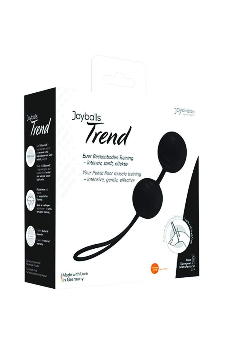 Emballage pour Joyballs® Trend noir, montrant le produit.