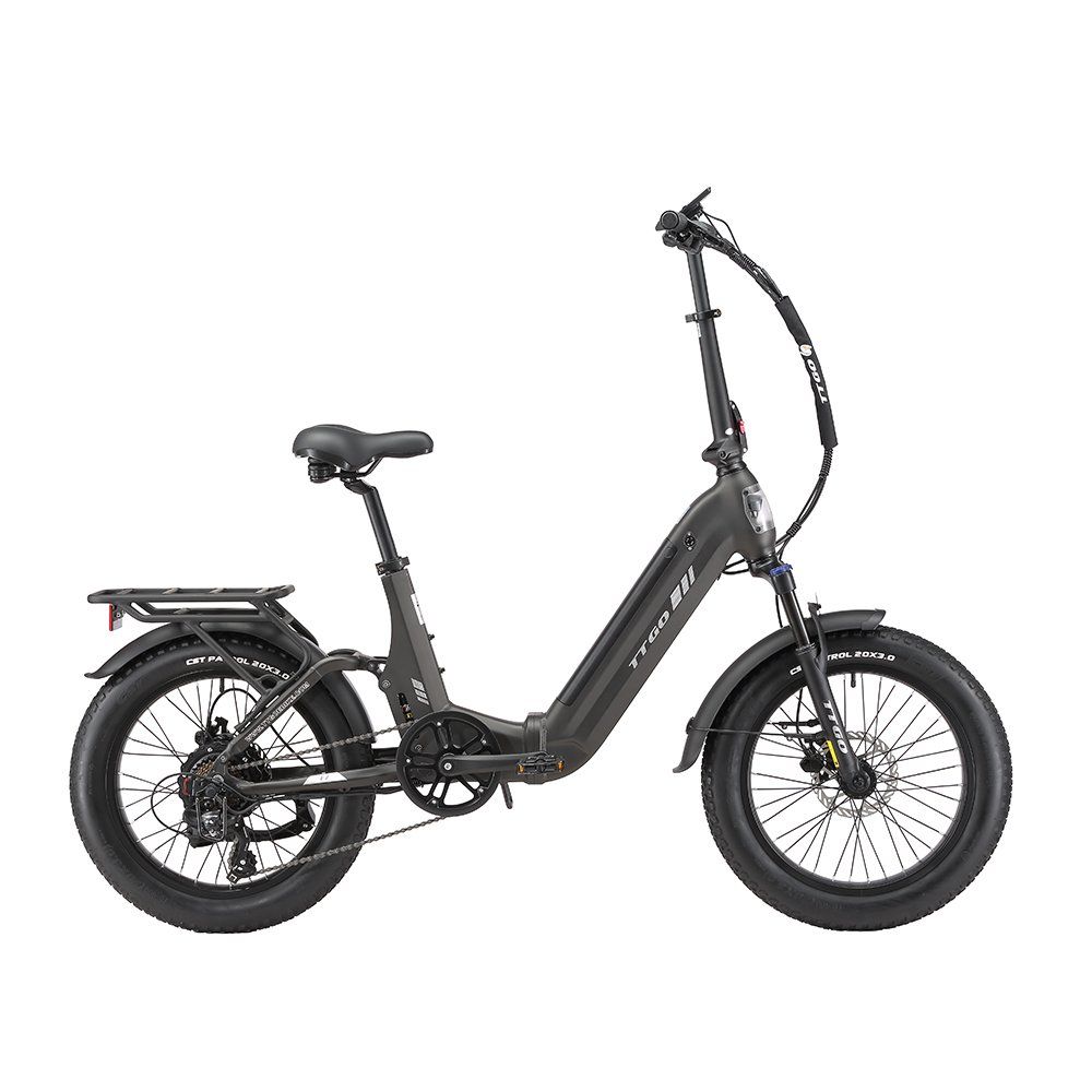 TTGO F7 Vélo électrique pliant, batterie 48 V 15 Ah, freins à disque hydrauliques