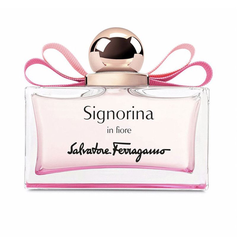 Salvatore Ferragamo Signorina in Fiore Eau de Parfum fles met strik.