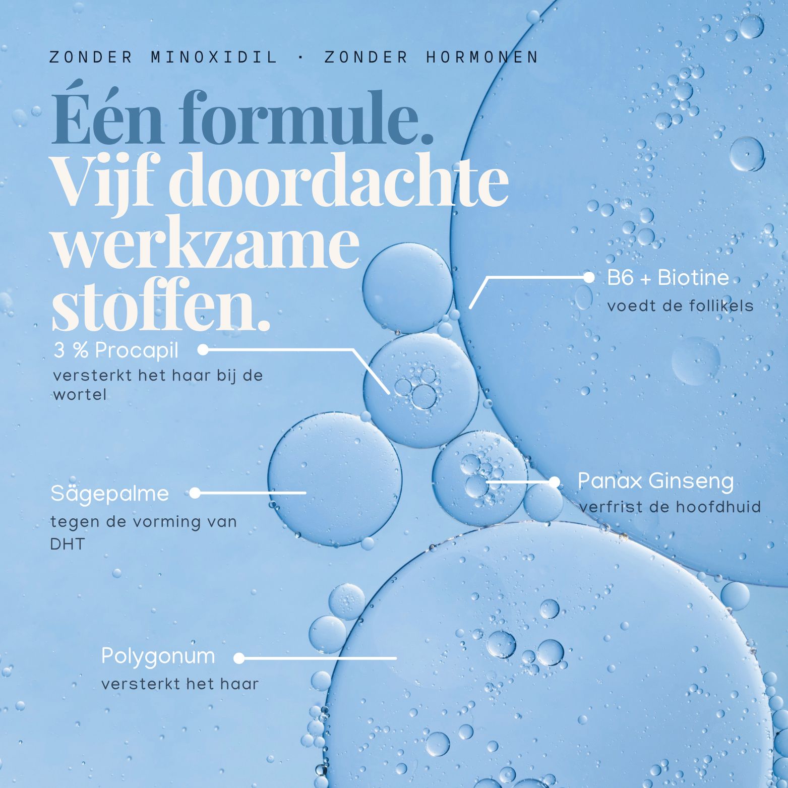 Hairforte Spray 3% Procapil tegen haarverlies, DHT-blokker