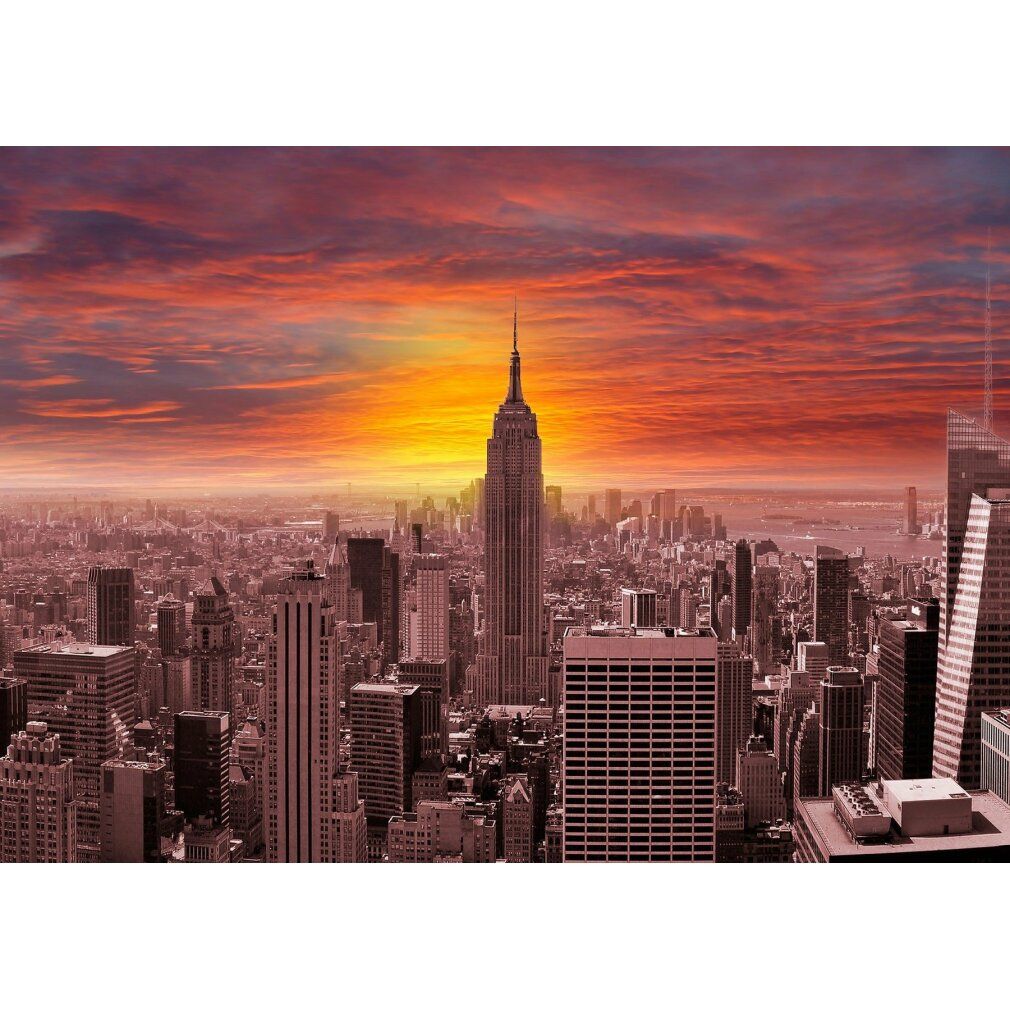 Puzzle enjoy coucher de soleil sur l'horizon New York 1000 parties