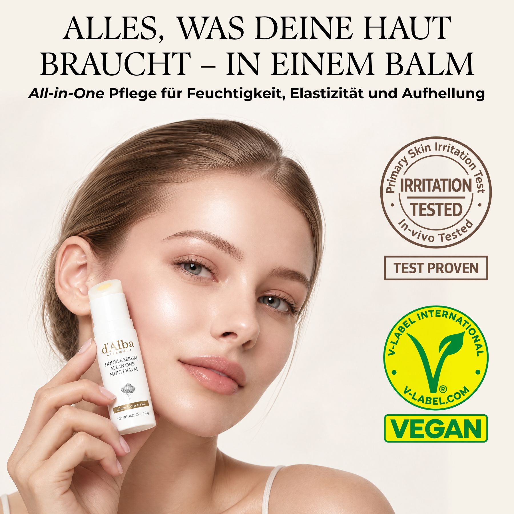 d'Alba Gezichtsbalsem Anti-rimpelserum Vitamine C Collageen Witte Truffel