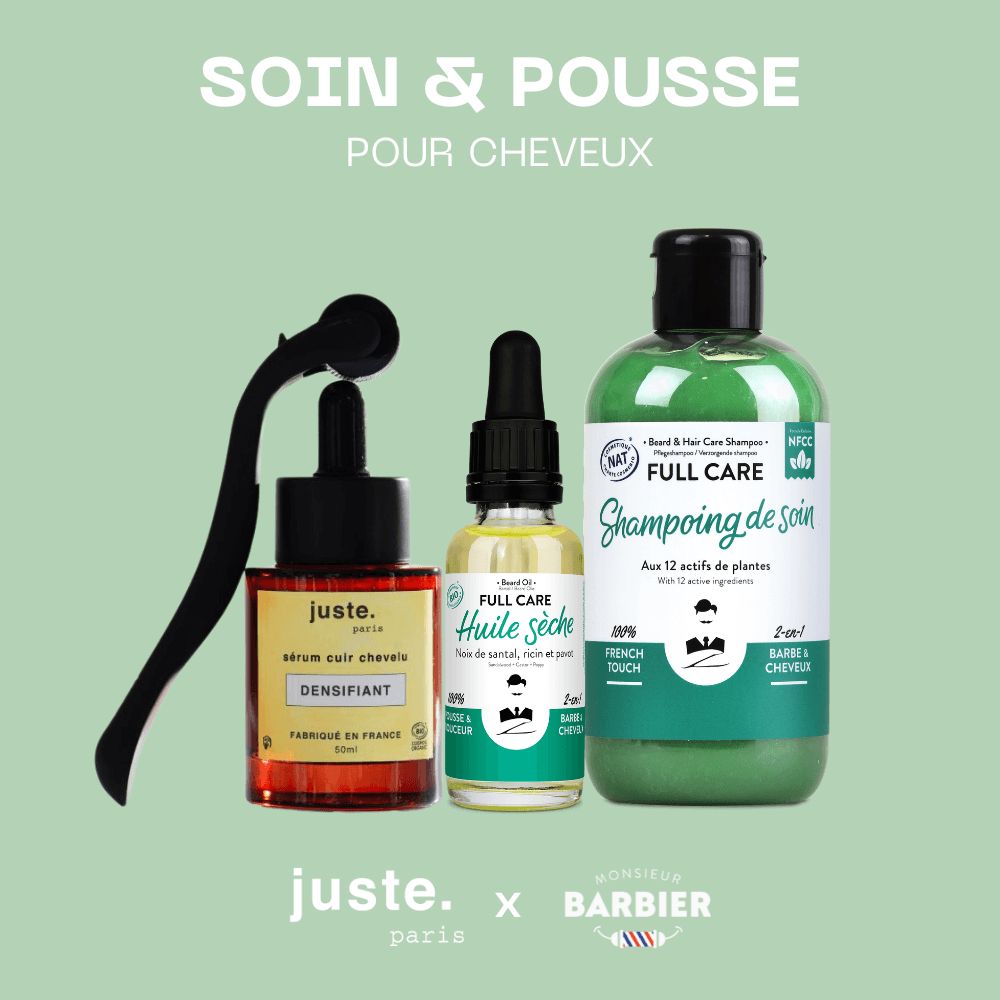 Monsieur BARBIER - Coffret de soin anti-chute de cheveux - THE JUSTE BARBIER BOX