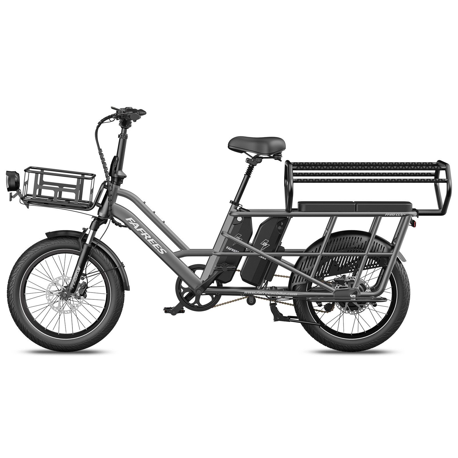 FAFREES FF20 CUV Vélo électrique modulable à longue queue – Double batterie 30 Ah