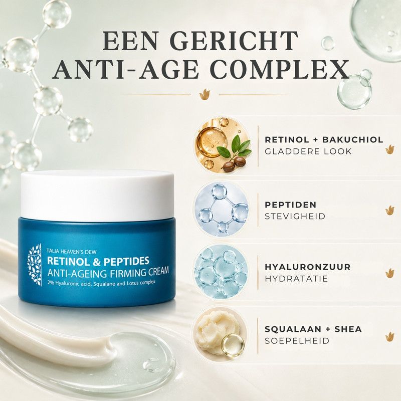 Crème pot met Retinol & Peptiden Anti-Ageing Firming Cream.
