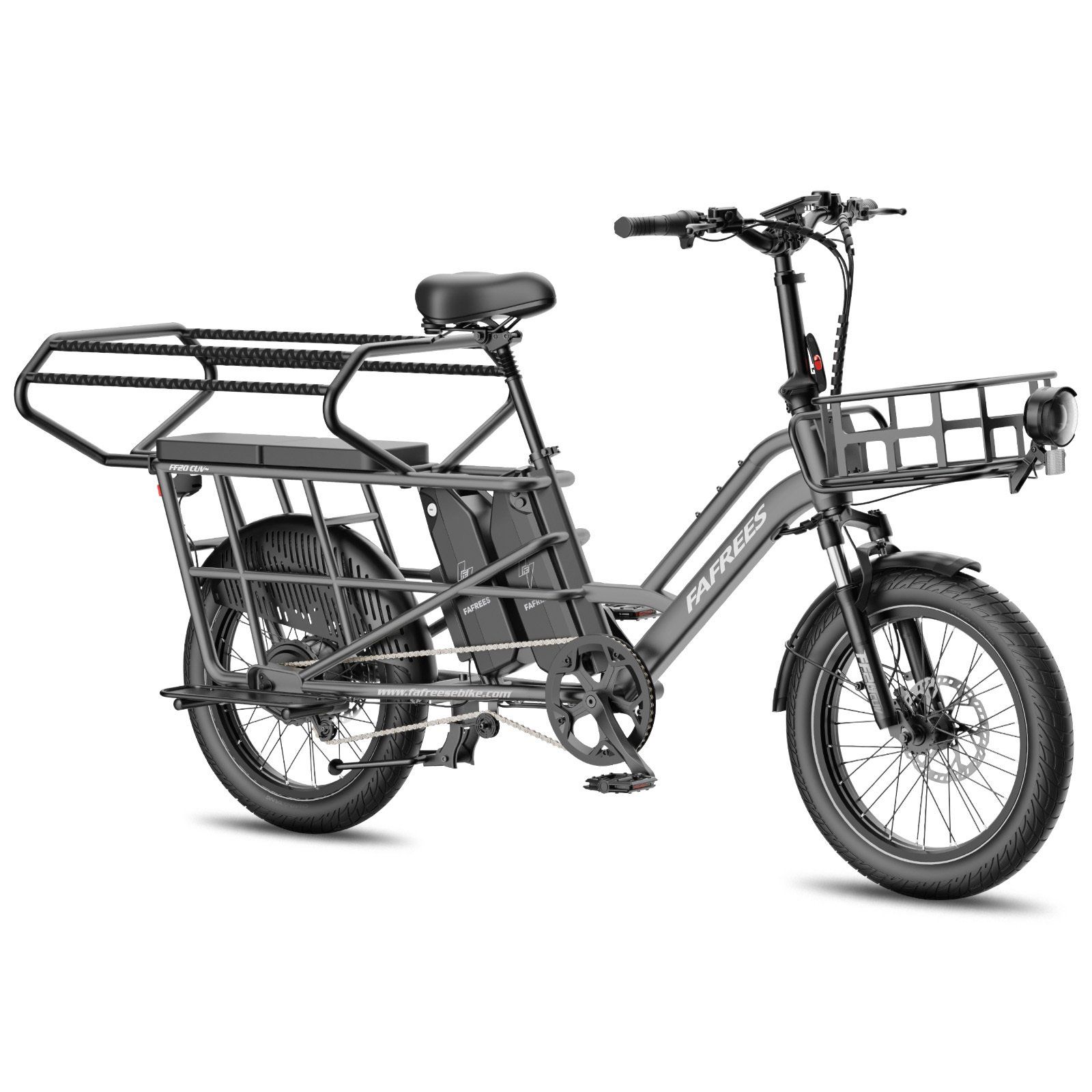 FAFREES FF20 CUV Vélo électrique modulable à longue queue – Double batterie 30 Ah