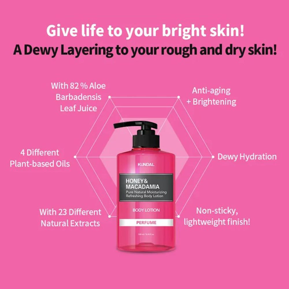 Kundal bodylotion met aloë, plantaardige oliën en extracten. Anti-aging en verhelderend.