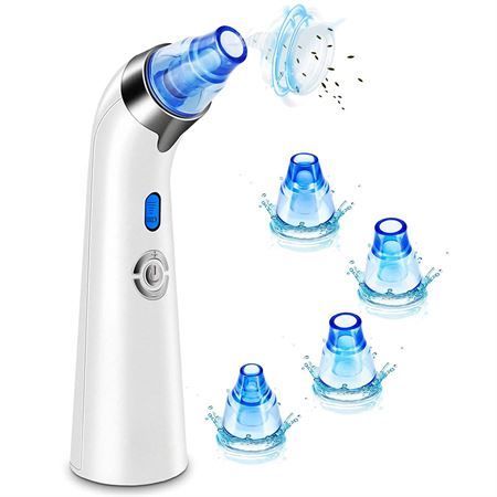 Extracteur de points noirs UNIQ Pro avec quatre embouts, effet eau.