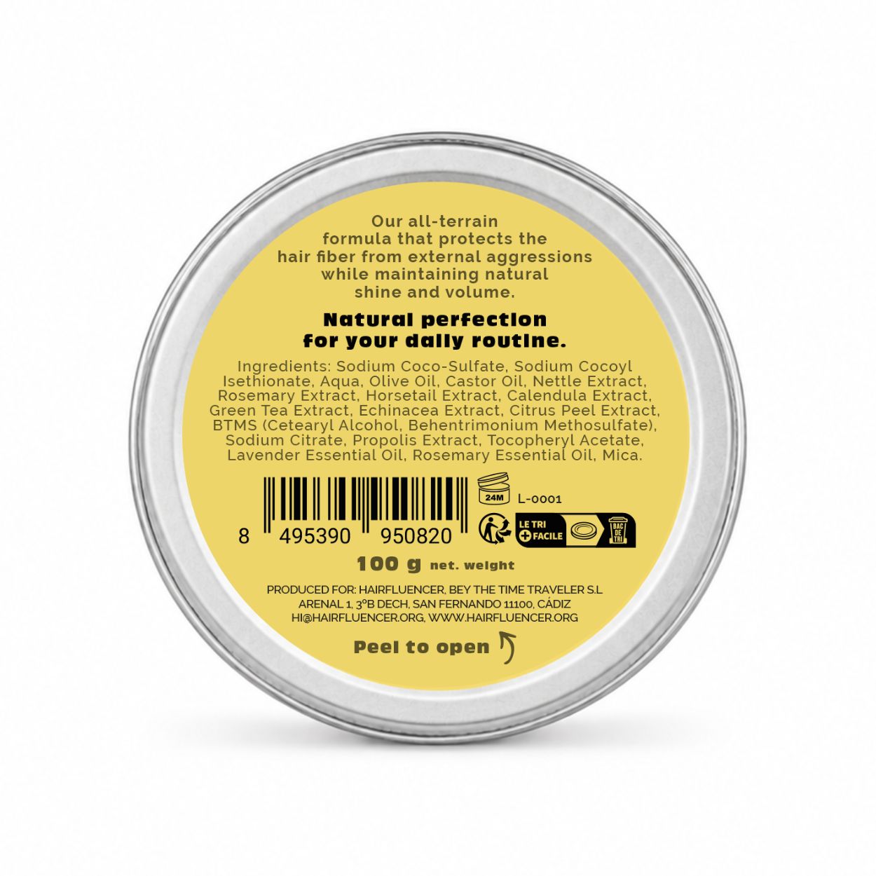VitalizeNature Vital Balance Barre de Shampooing – Huile d’olive & extraits de plantes