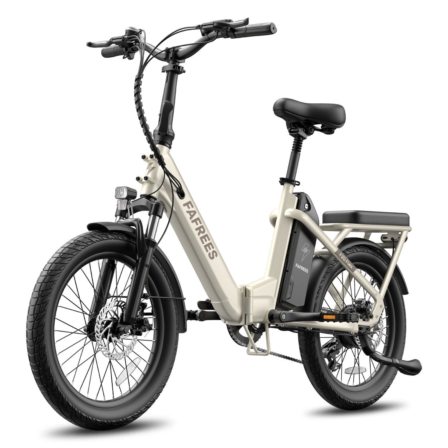 FAFREES F20 Flex Vélo électrique pliant, batterie amovible 25 Ah, 7 vitesses