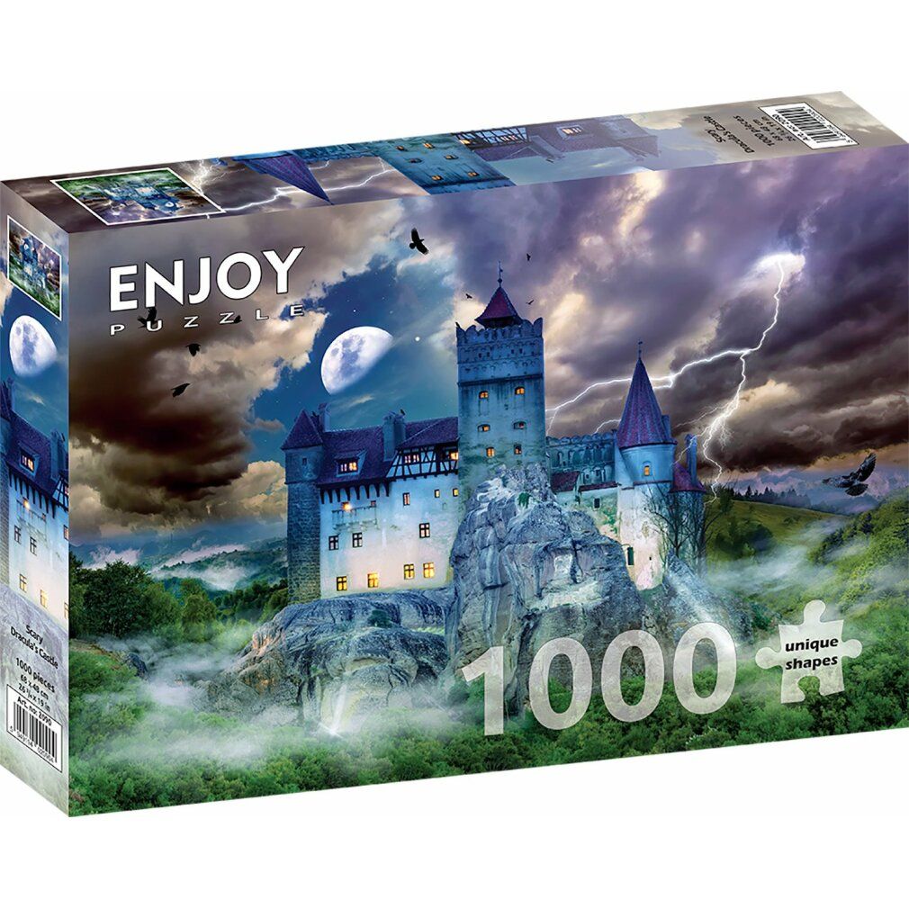 enjoy Puzzel spookachtige nacht bij Dracula Castle 1000 delen