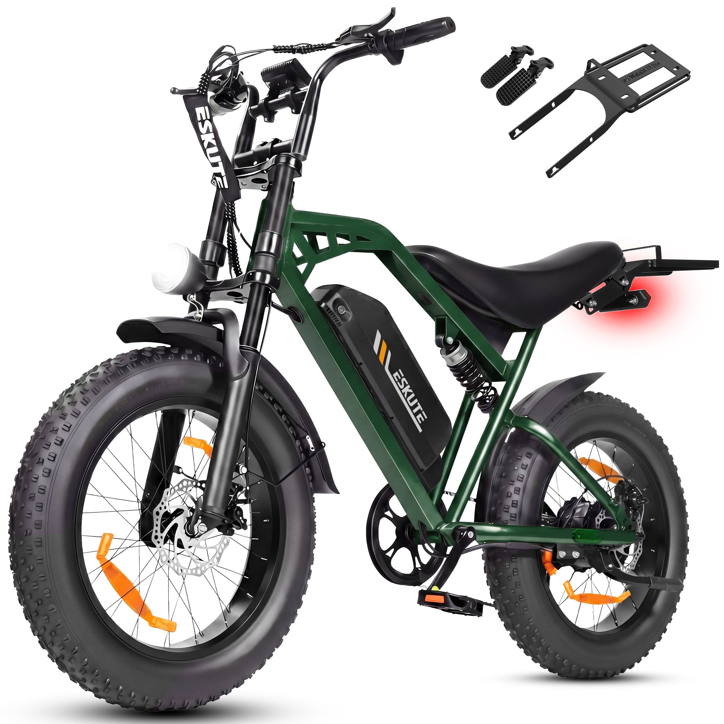 ESKUTE V202 Elektrische offroadfiets, 48V 20,8Ah accu