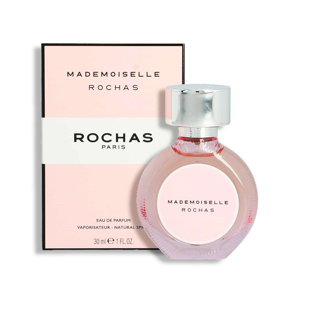 Rochas Mademoiselle Rochas Eau de Parfum flacon en verpakking.