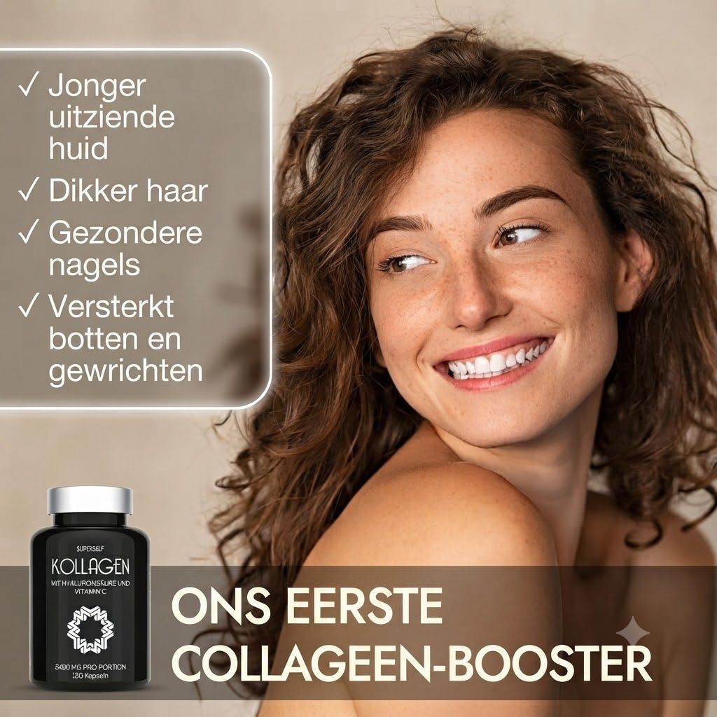 Zwarte pot met collageenpoeder, 120 capsules.