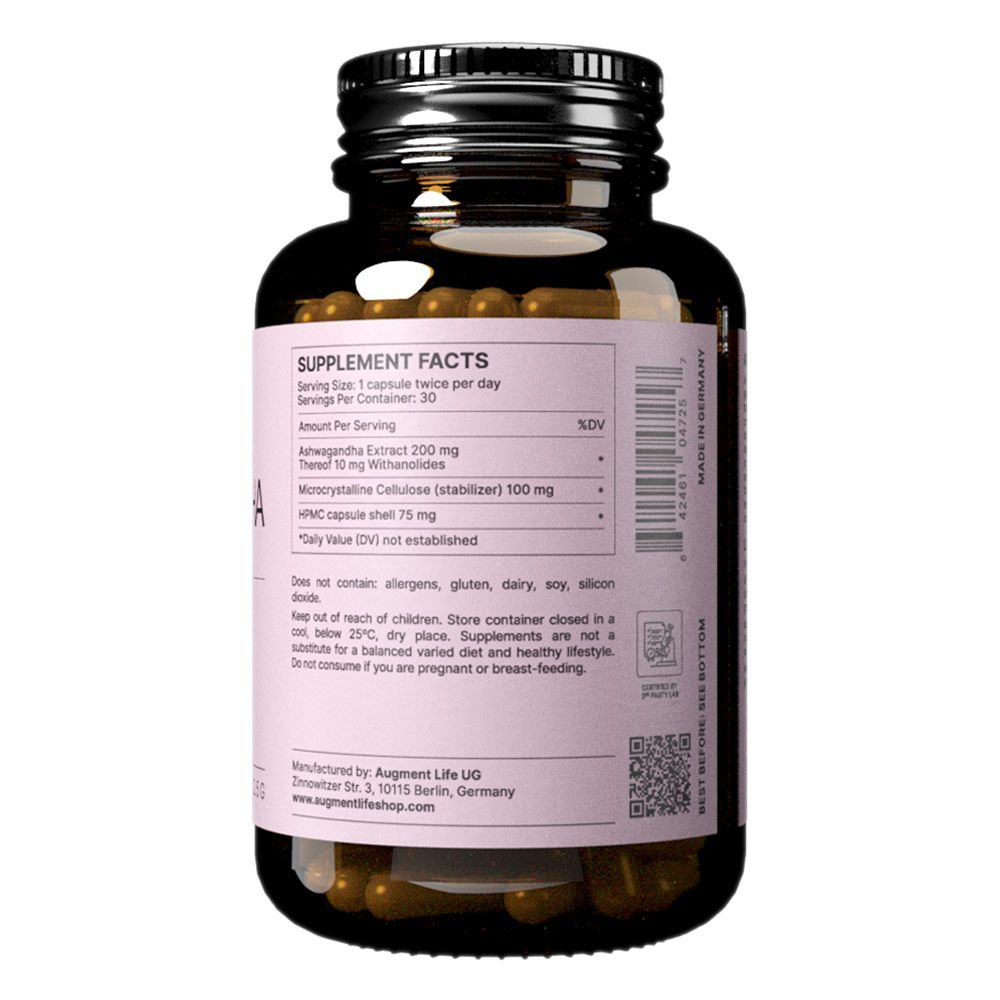 Augment Life Ashwagandha Capsules