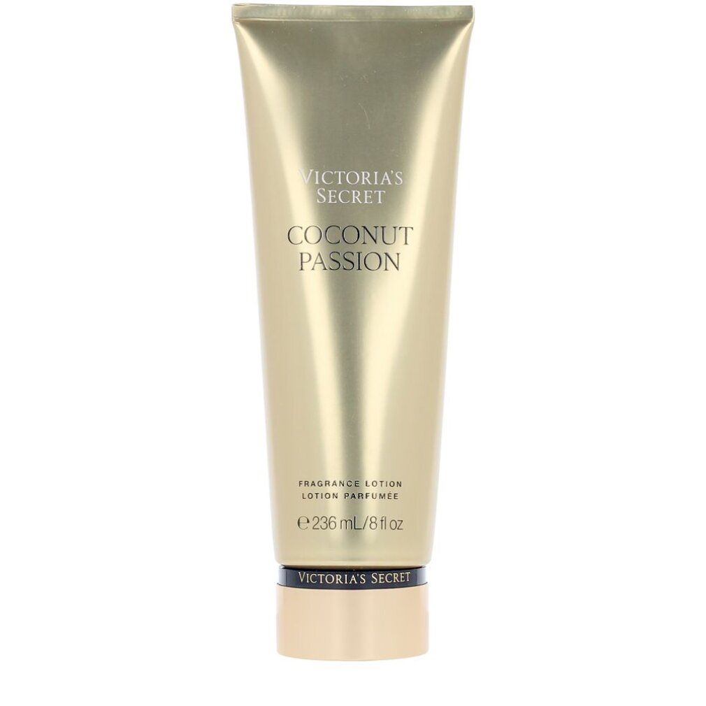 Tube doré Victoria's Secret Coconut Passion Lotion pour le corps, 236 ml.