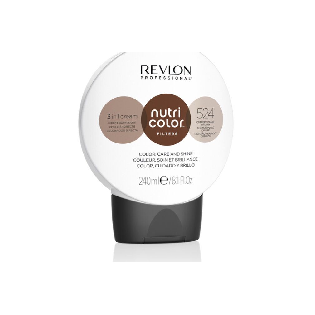 Revlon Nutri Color Filters 524 Cooper Pearl Brown fles, 240ml.