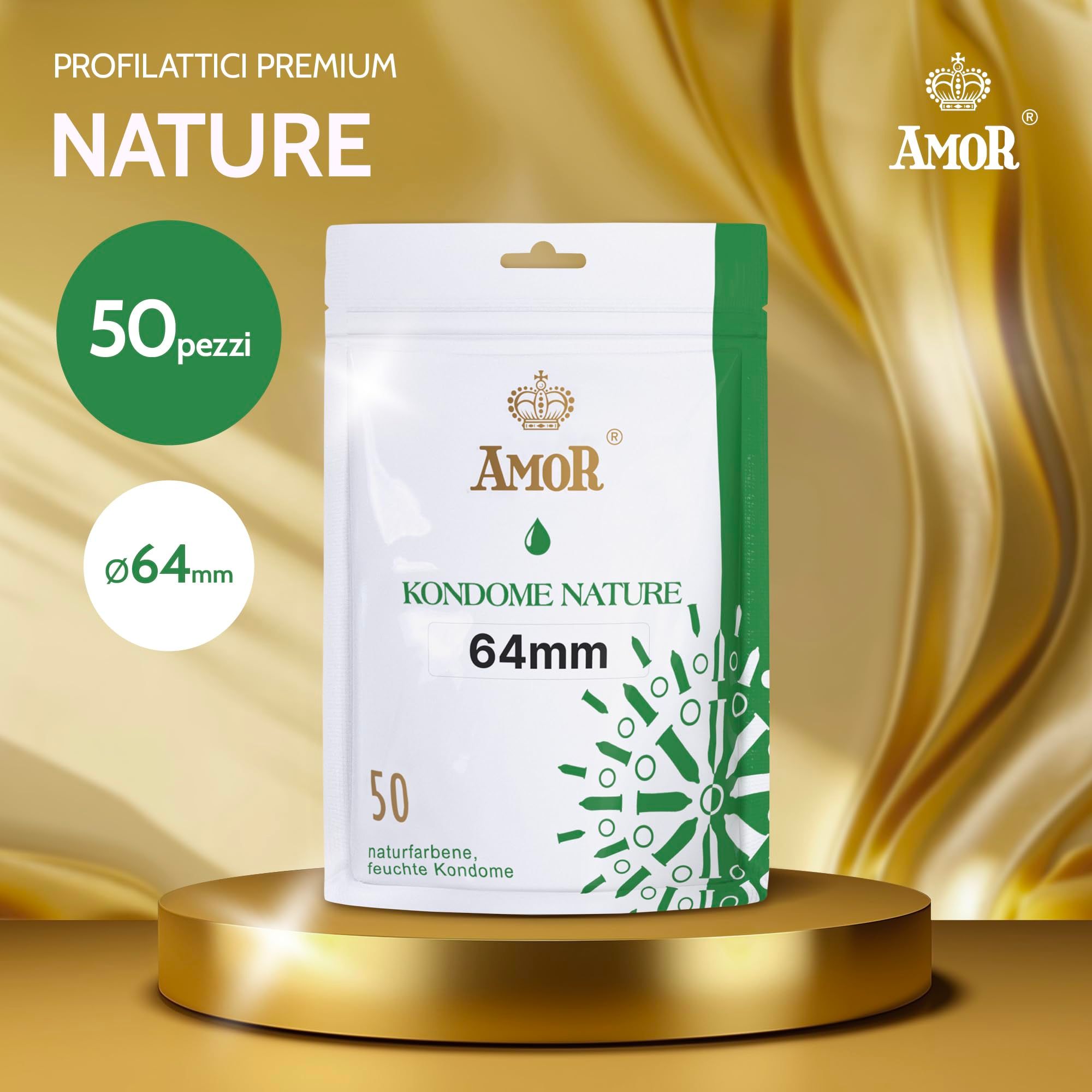 AMOR Nature Préservatifs 57mm