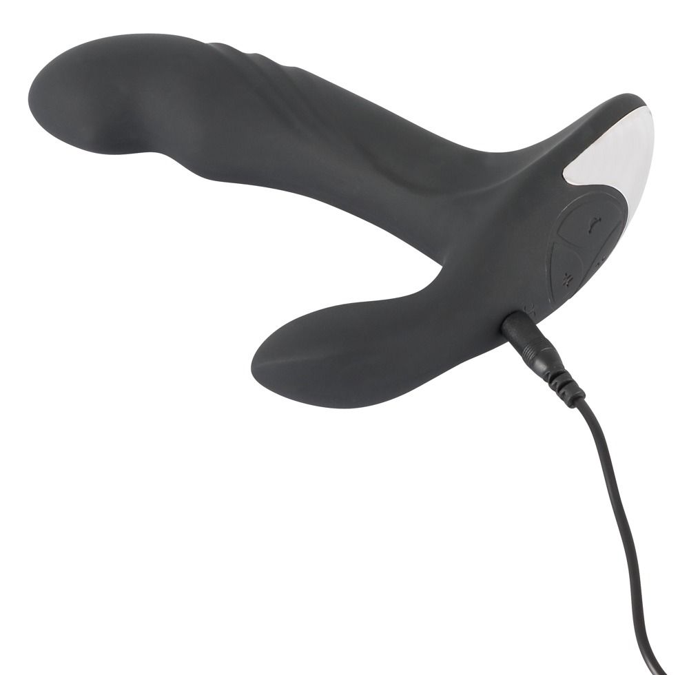 Plug REBEL noir 3 fonctions, charge via câble USB.